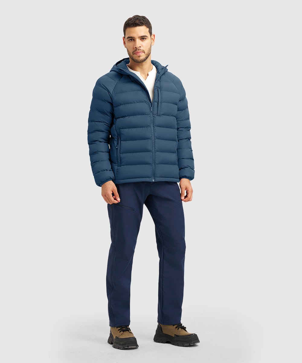 Men's Outdoor Insulated Puffer - Filled Jacket - TBMPOY