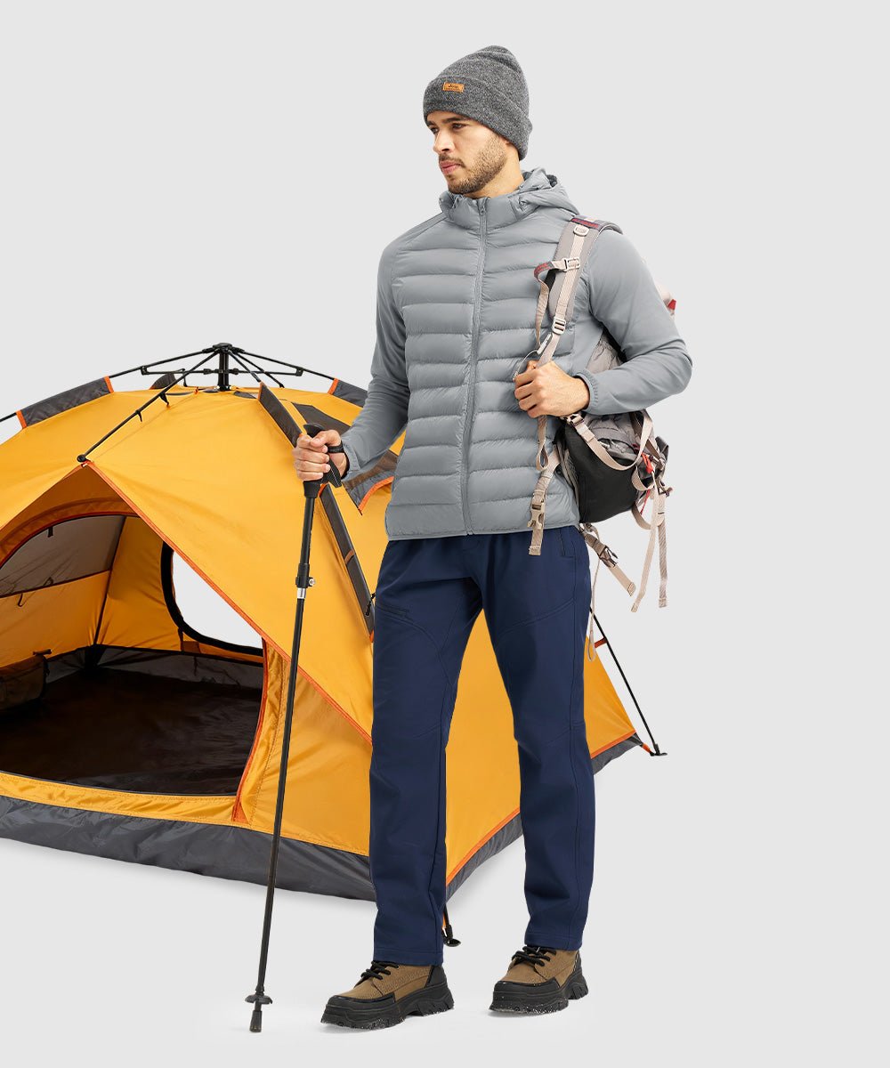 Men's Versatile Water - Repellent Hooded Puffer Coat - TBMPOY