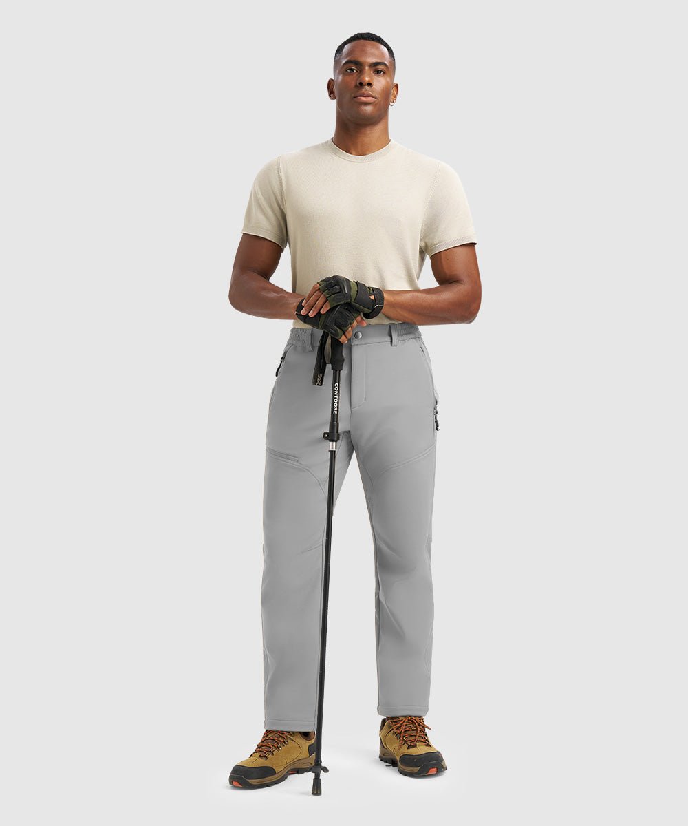 Men's Durable Fleece - Stretch Outdoor Hiking Pants - TBMPOY