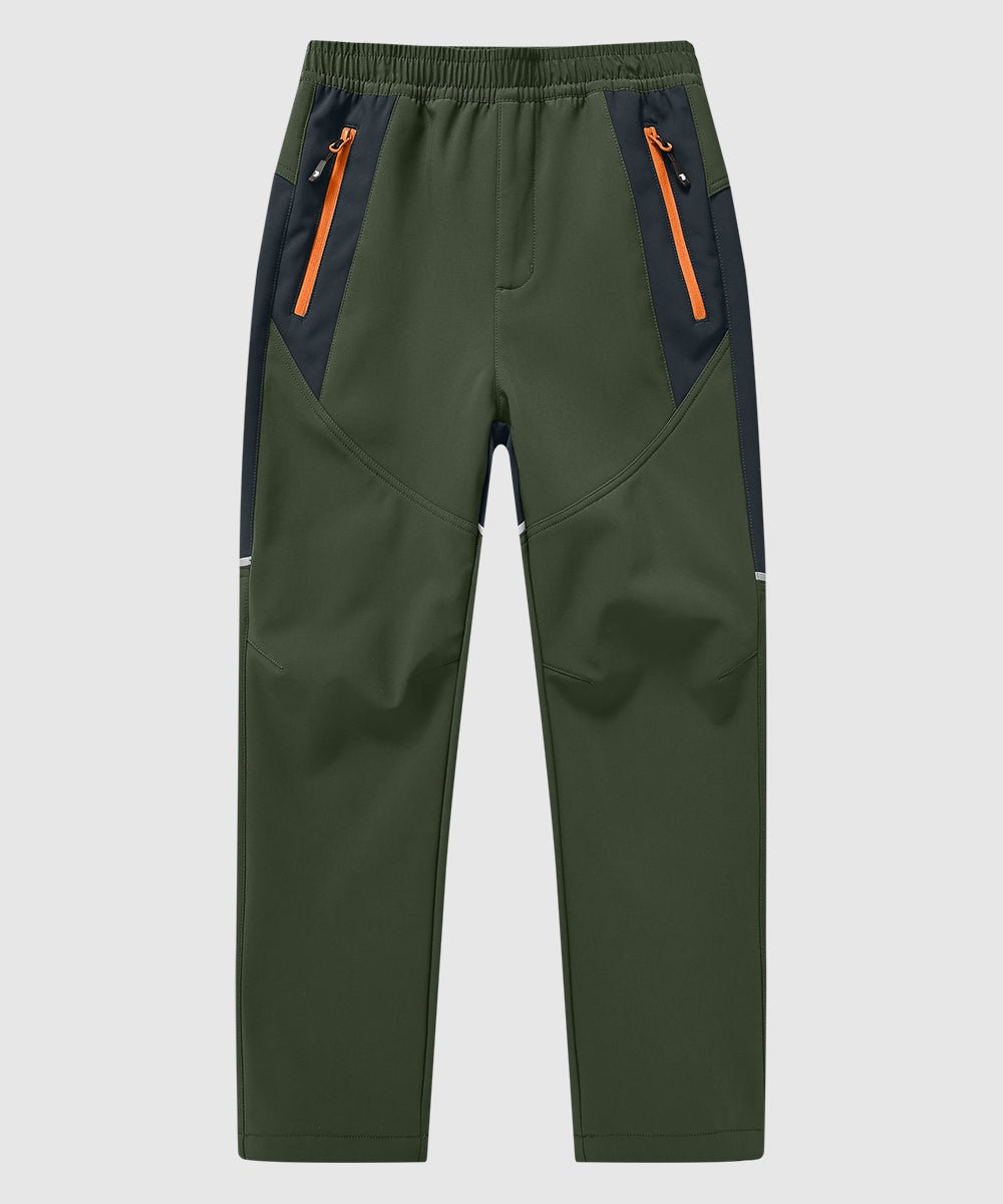 Boys' Outdoor Fleece - Lined Hiking Pants - TBMPOY