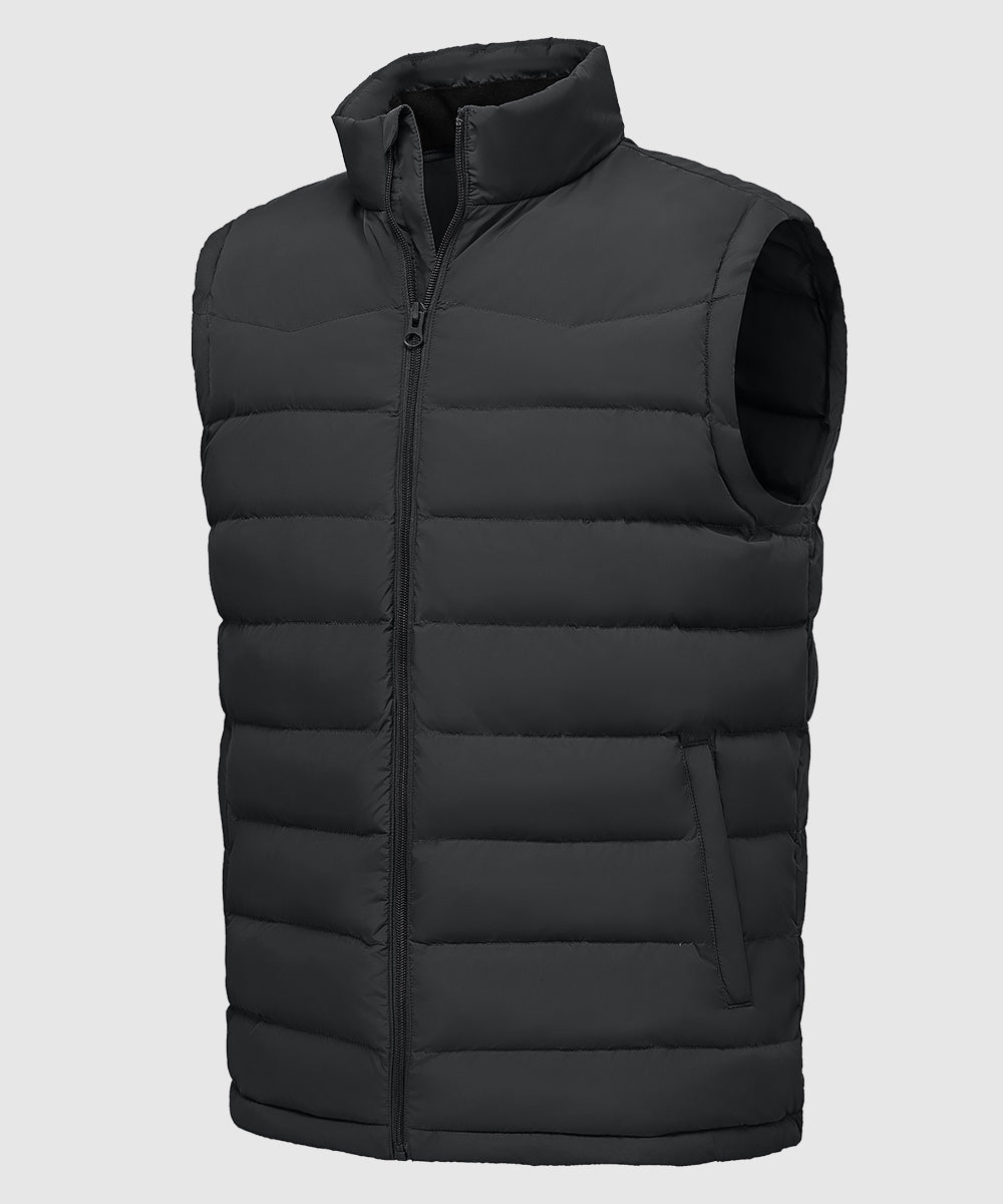 Men's Lightweight Puffer Quilted Sleeveless Jacket - TBMPOY