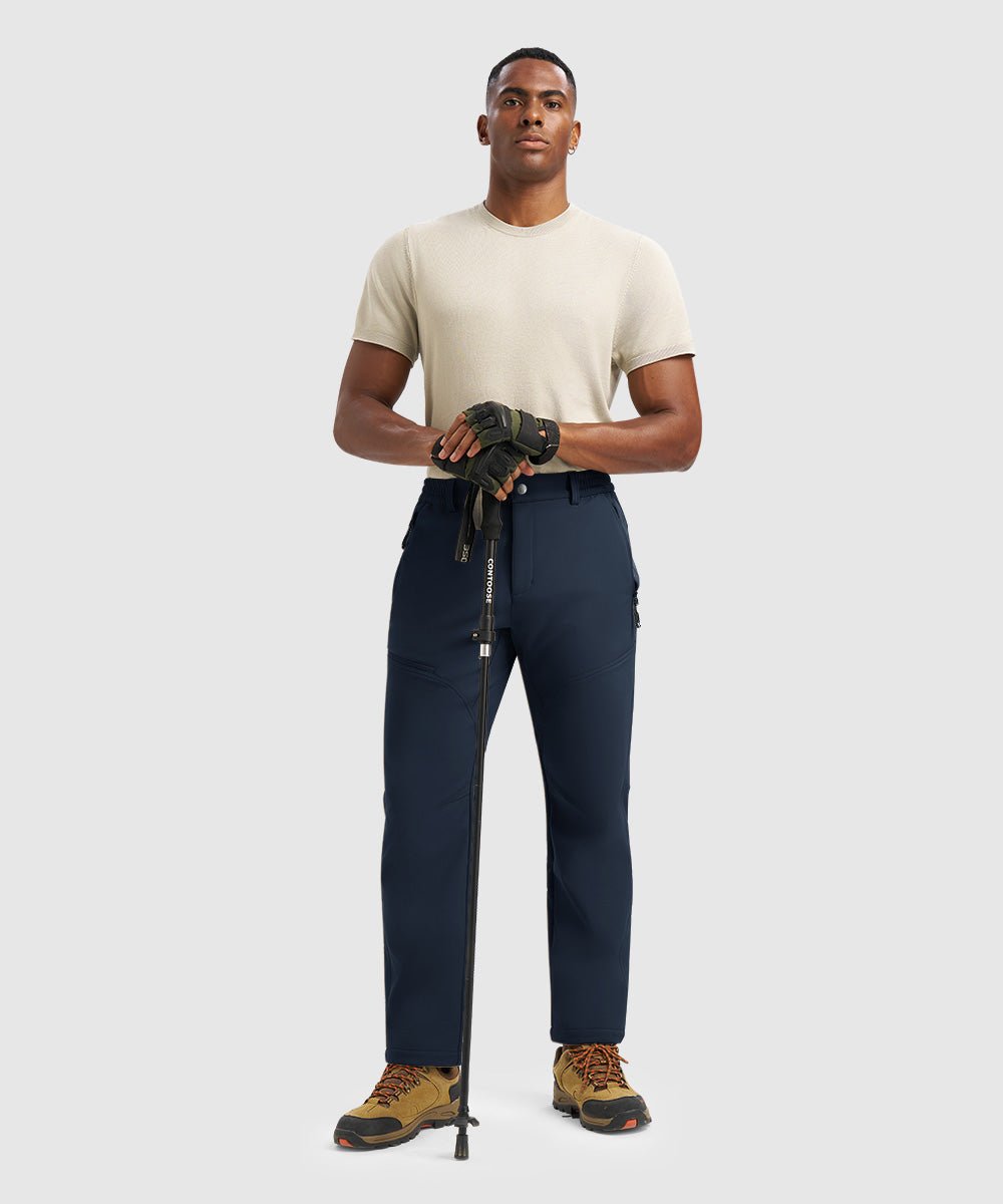 Men's Durable Fleece - Stretch Outdoor Hiking Pants - TBMPOY