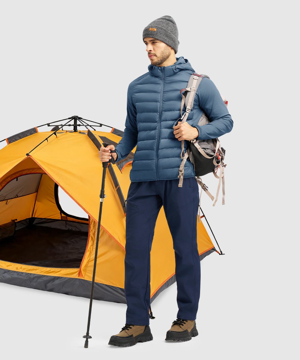 Men's Versatile Water - Repellent Hooded Puffer Coat - TBMPOY