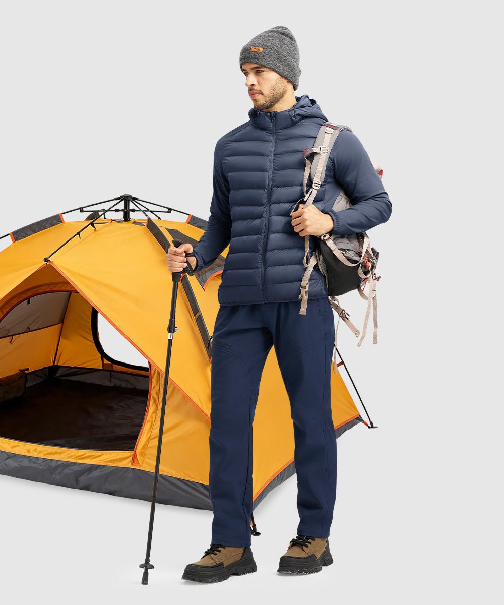 Men's Versatile Water - Repellent Hooded Puffer Coat - TBMPOY