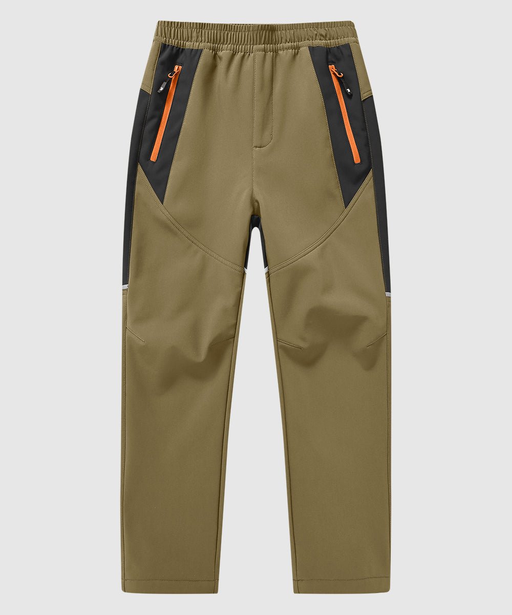 Boys' Outdoor Fleece - Lined Hiking Pants - TBMPOY