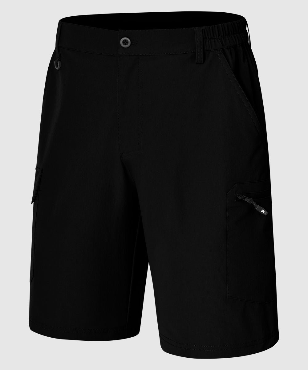Mens 9‘’ Water Resistant Lightweight Cargo Hiking Shorts - TBMPOY