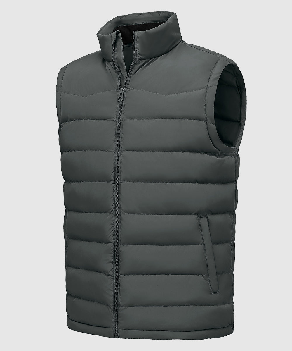 Men's Lightweight Puffer Quilted Sleeveless Jacket - TBMPOY