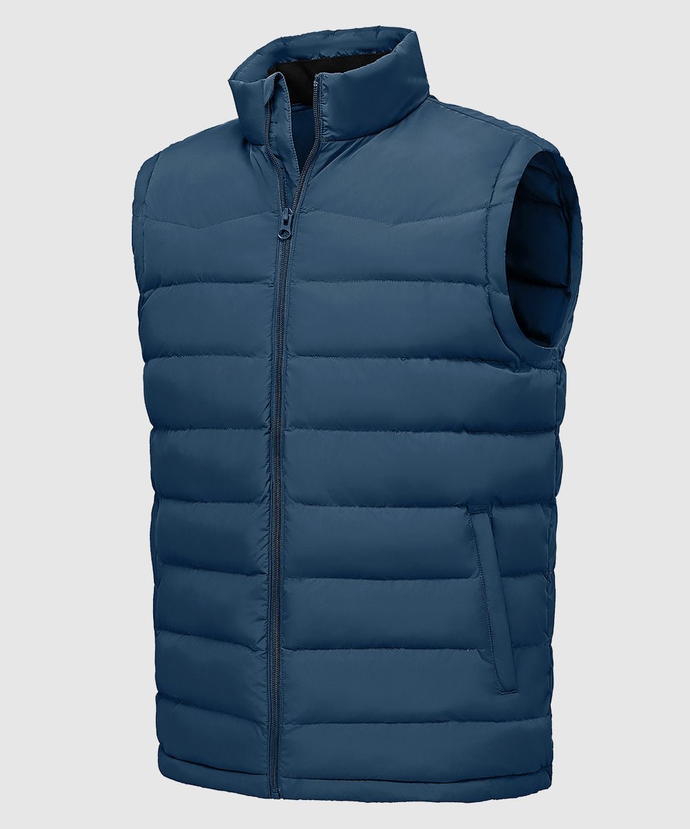 Men's Lightweight Puffer Quilted Sleeveless Jacket - TBMPOY