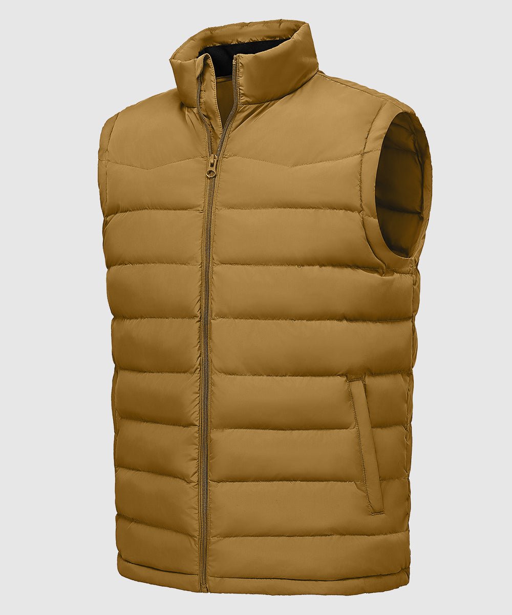Men's Lightweight Puffer Quilted Sleeveless Jacket - TBMPOY