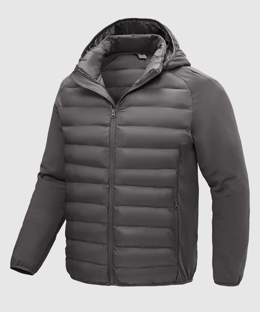 Men's Versatile Water - Repellent Hooded Puffer Coat - TBMPOY