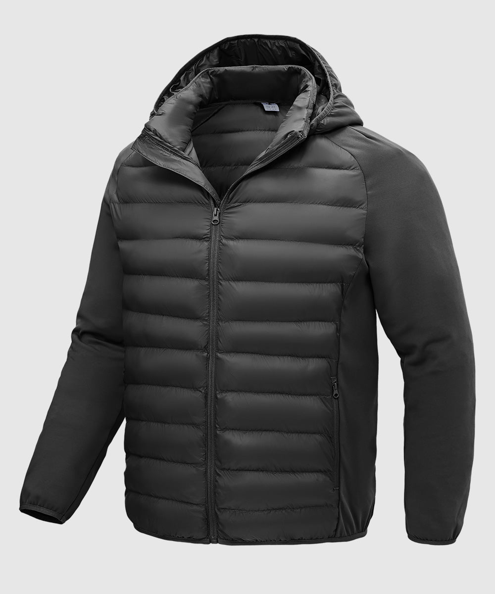 Men's Versatile Water - Repellent Hooded Puffer Coat - TBMPOY