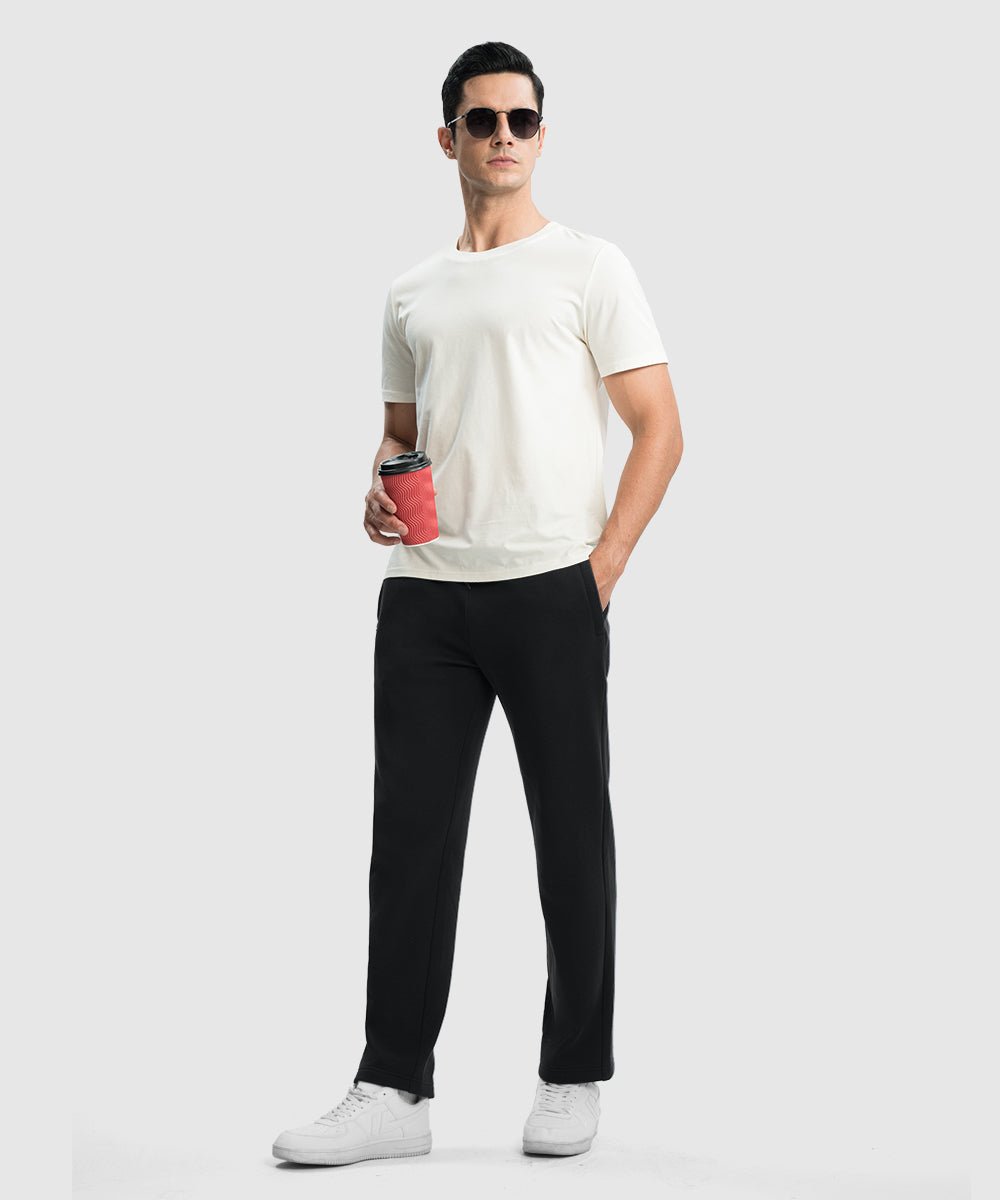 Men's Cotton Polyester Polar Fleece Sweatpants - TBMPOY