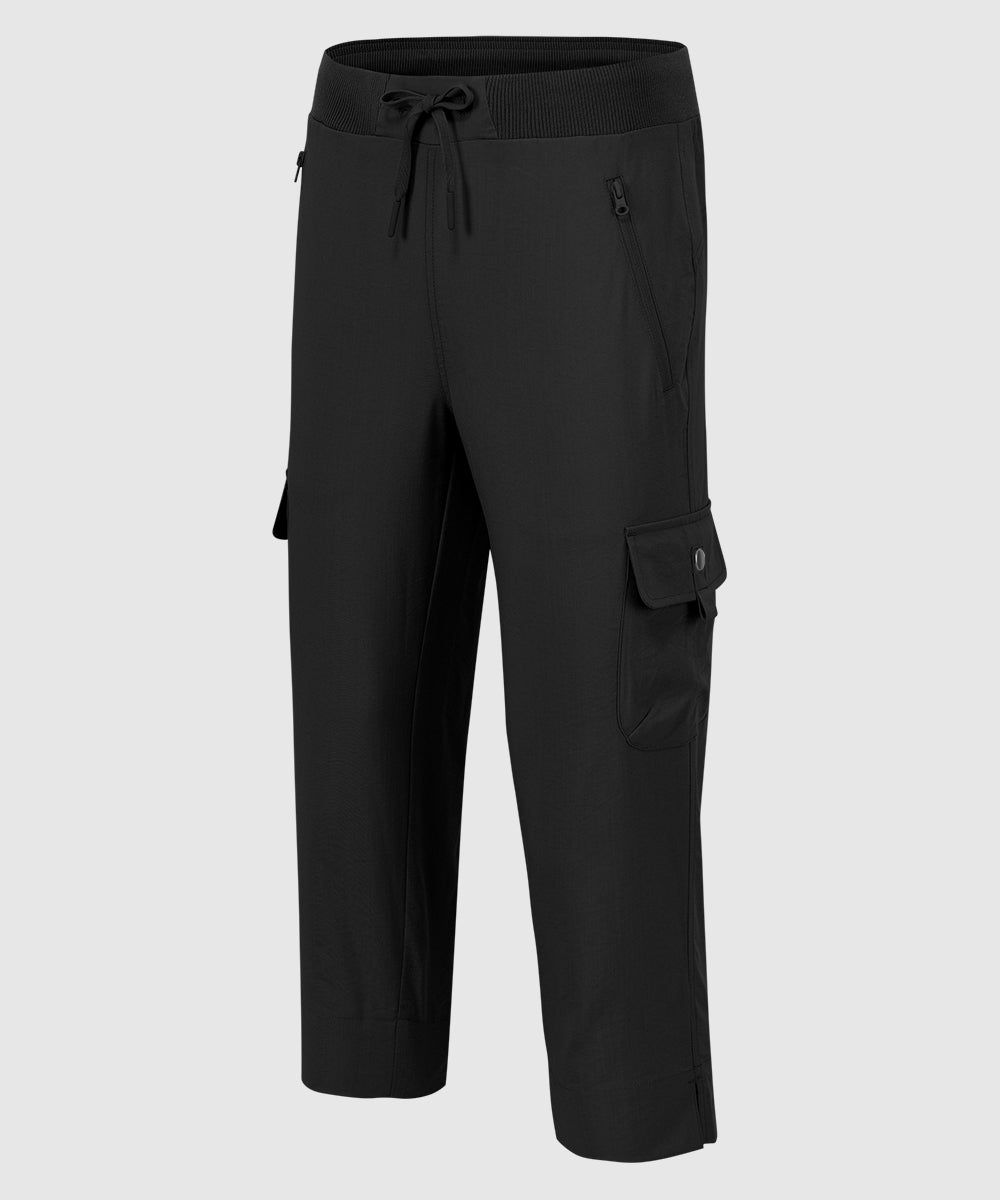 Women's Outdoor Athletic Travel Casual Cropped Pants - TBMPOY