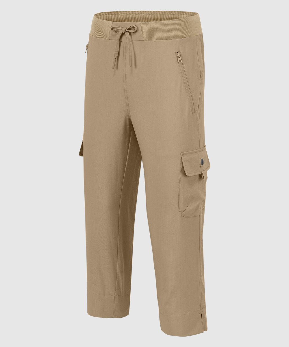 Women's Outdoor Athletic Travel Casual Cropped Pants - TBMPOY