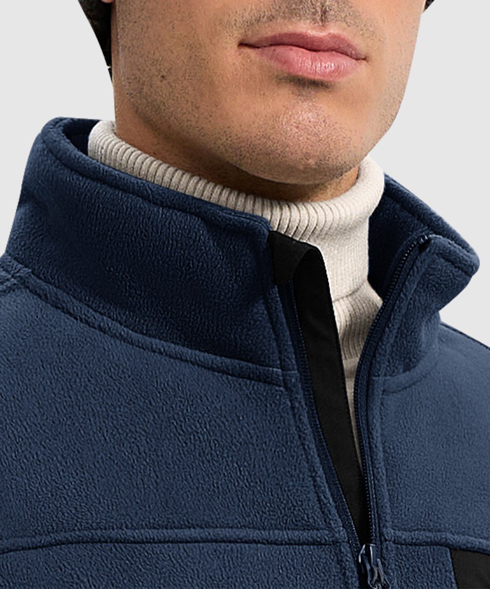 Men's Chest Pocket Fleece Jacket - TBMPOY