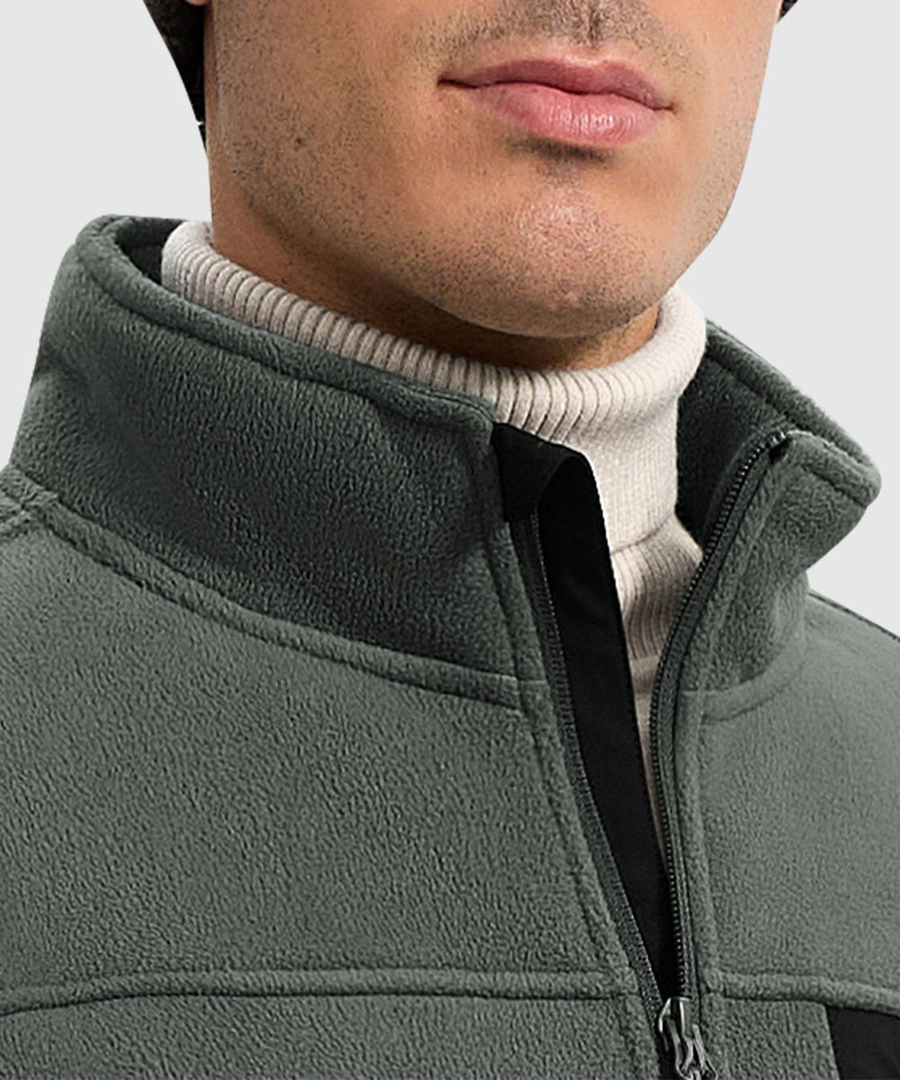 Men's Chest Pocket Fleece Jacket - TBMPOY