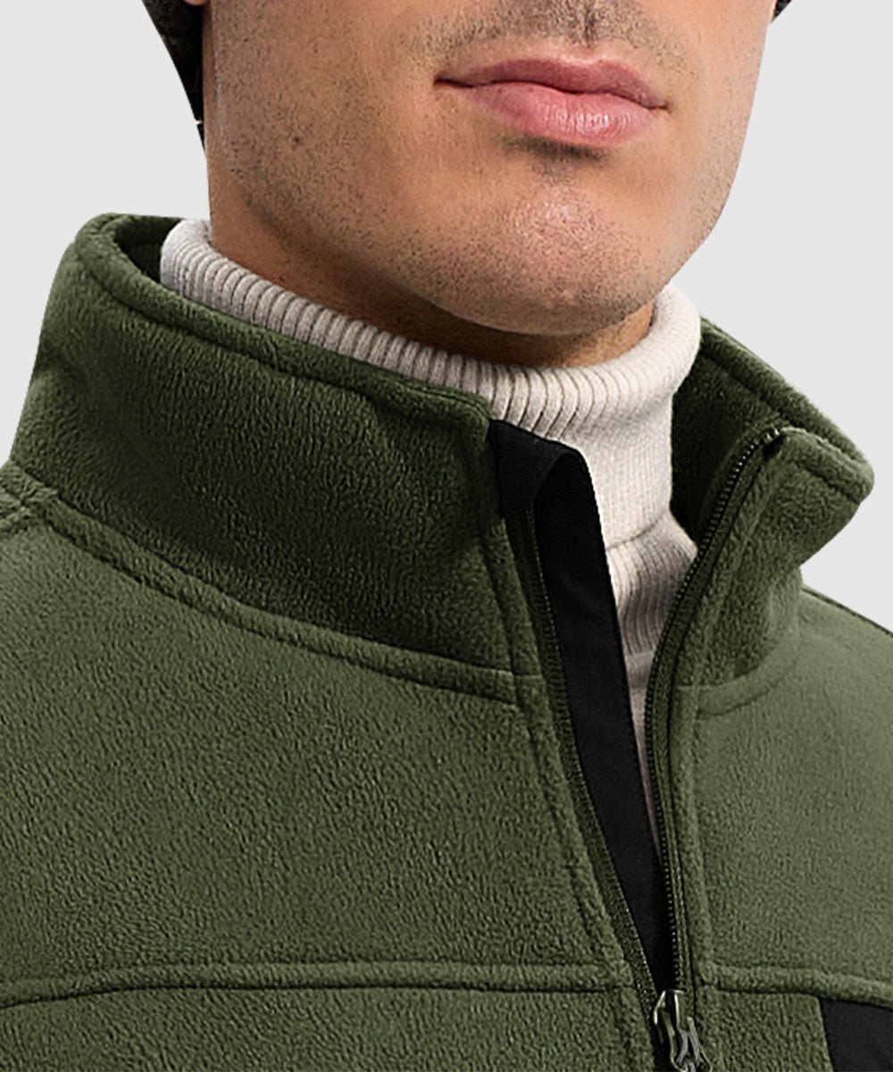 Men's Chest Pocket Fleece Jacket - TBMPOY