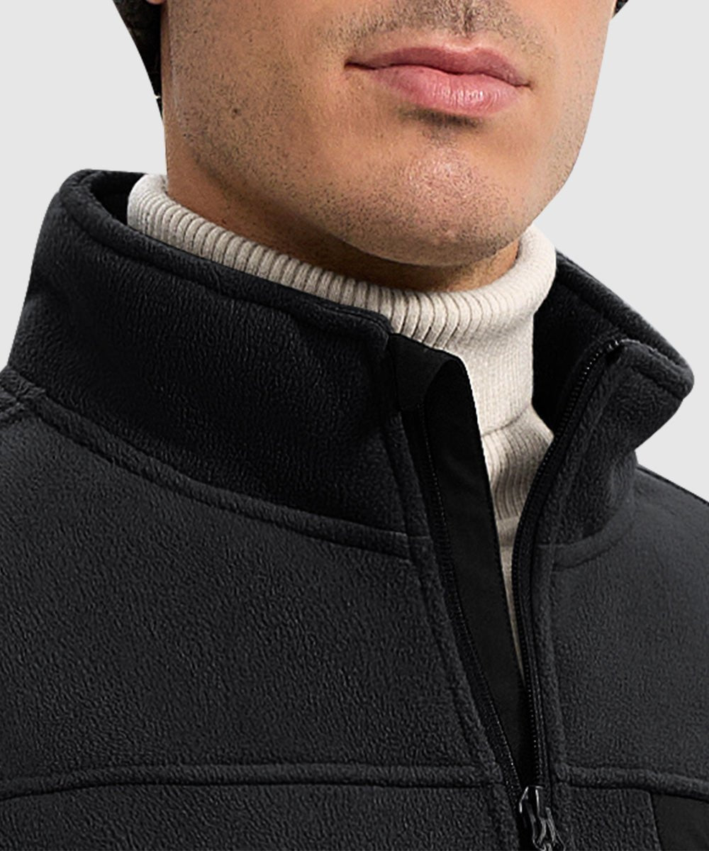 Men's Chest Pocket Fleece Jacket - TBMPOY