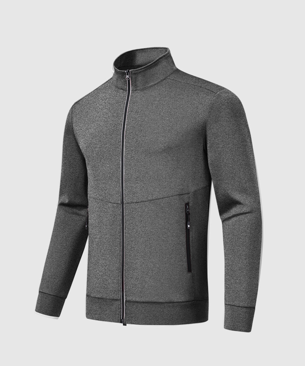 Men's Full Zip Elastic Sports Jacket - TBMPOY