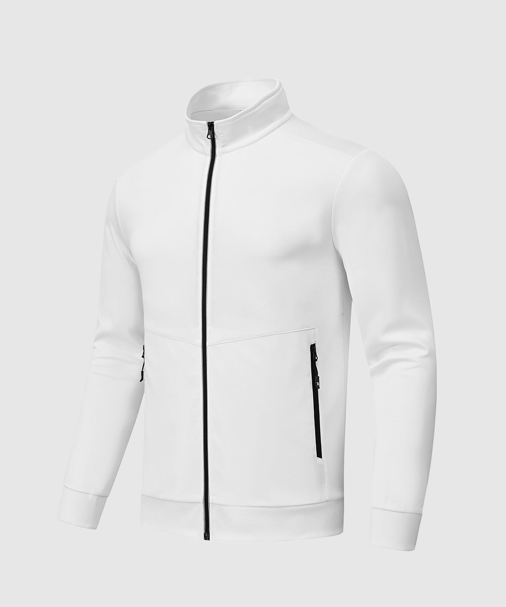 Men's Full Zip Elastic Sports Jacket - TBMPOY