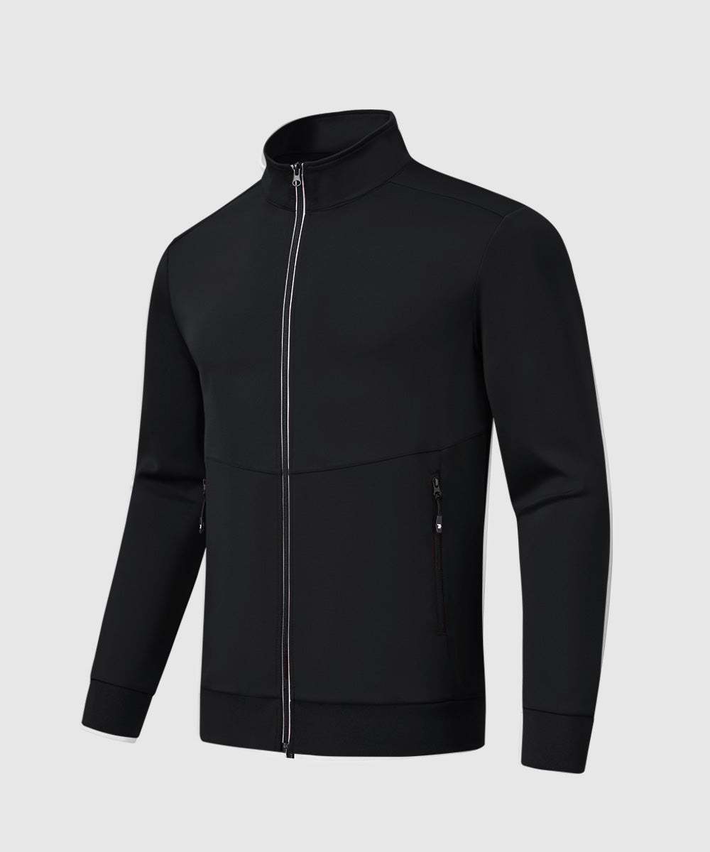 Men's Full Zip Elastic Sports Jacket - TBMPOY