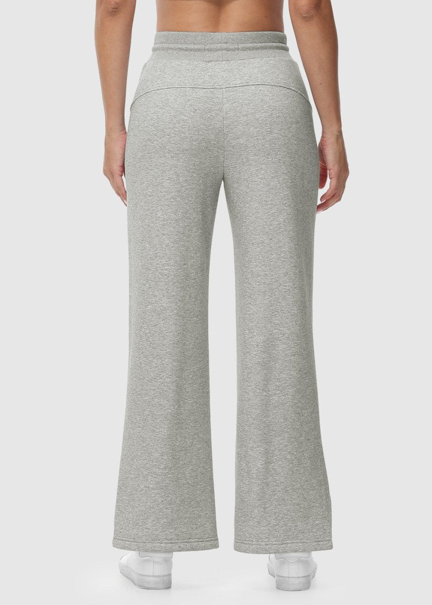 Women's Polar Fleece Straight Leg Sweatpants - TBMPOY