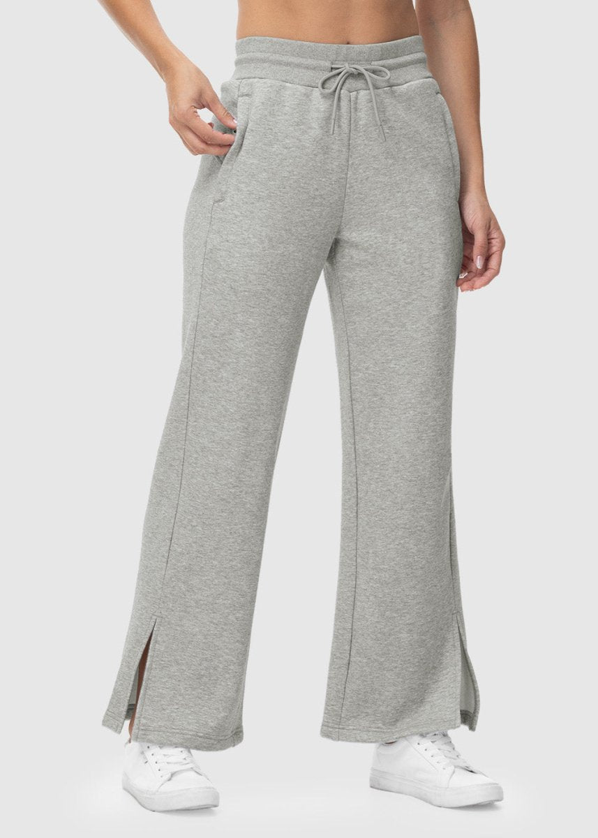 Women's Polar Fleece Straight Leg Sweatpants - TBMPOY