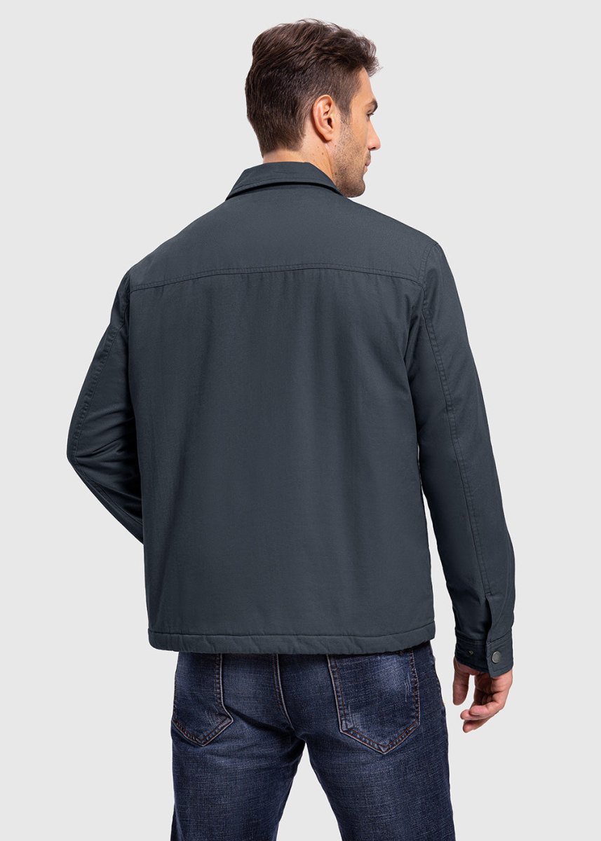 Men's Washed Cotton Insulated Active Jacket - TBMPOY