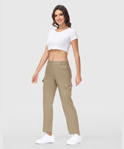 Women's Outdoor Leg Length Adjustable Straight Pants - TBMPOY