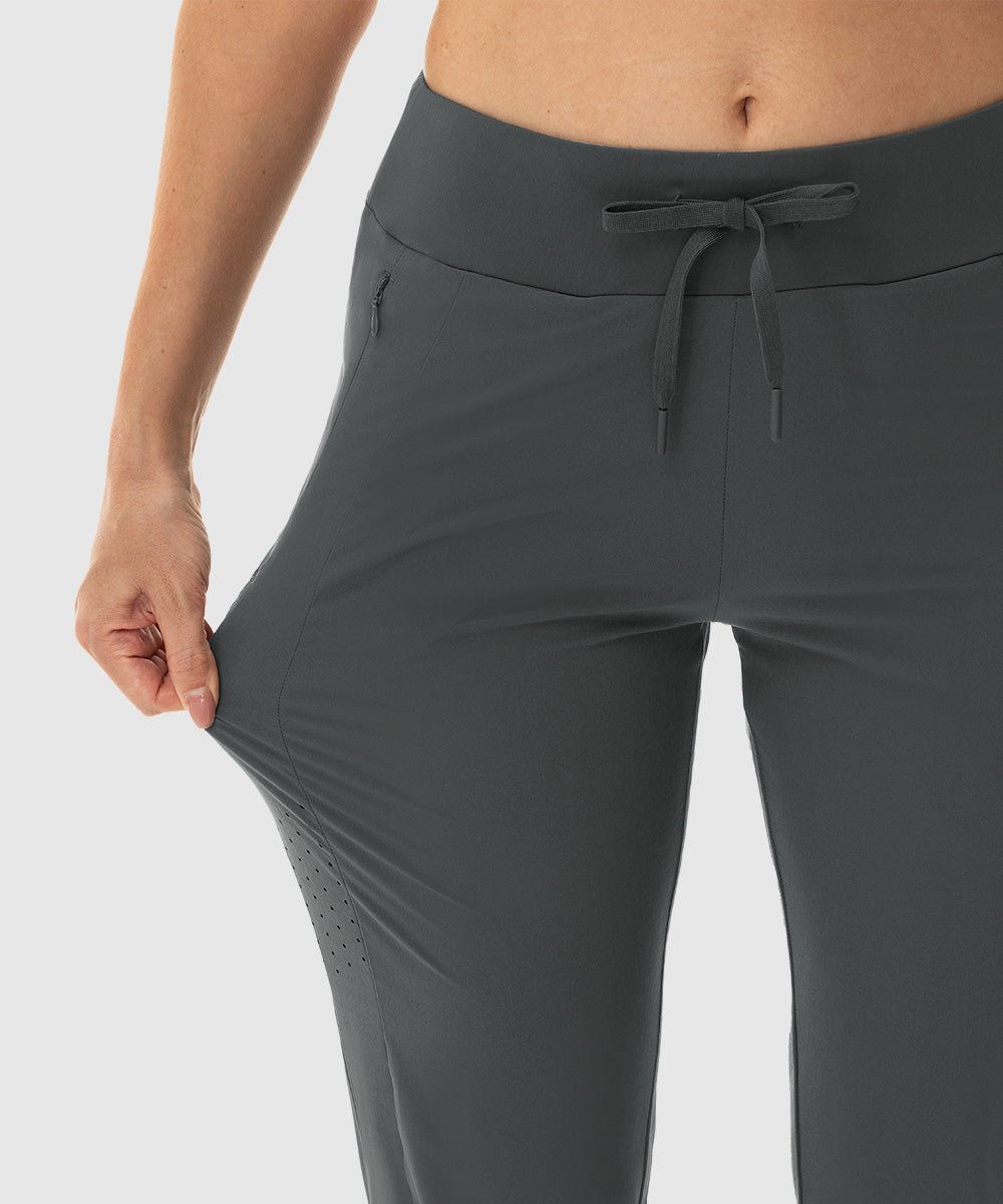 Women's Lightweight Stretch Tapered Athletic Jogging Pants - TBMPOY