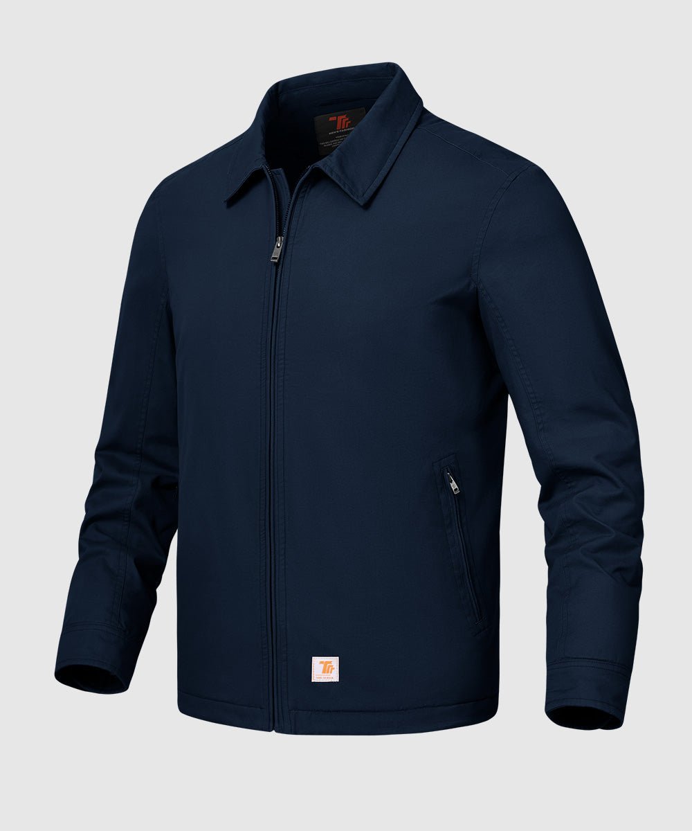 Men's Washed Cotton Insulated Active Jacket - TBMPOY