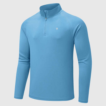 Men's 1/4 Zip UPF 50+ Long Sleeve Shirts – TBMPOY