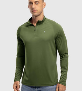 Men's 1/4 Zip UPF 50+ Long Sleeve Shirts