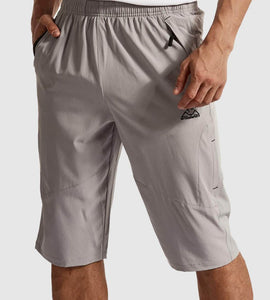 Men's 3/4 Below Knee Outdoor Cargo Capri Shorts