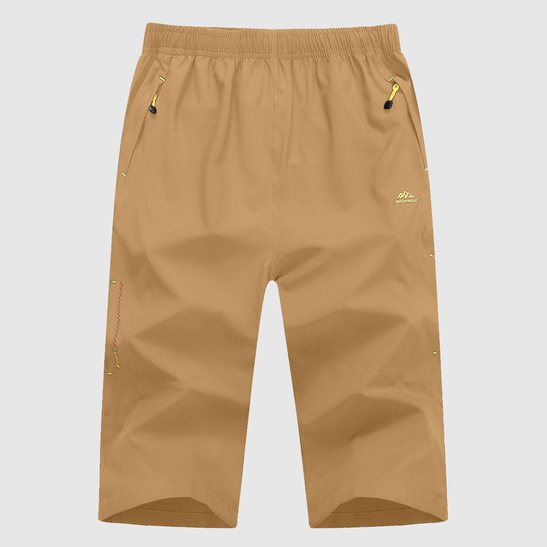Men's 3/4 Below Knee Outdoor Cargo Capri Shorts - TBMPOY