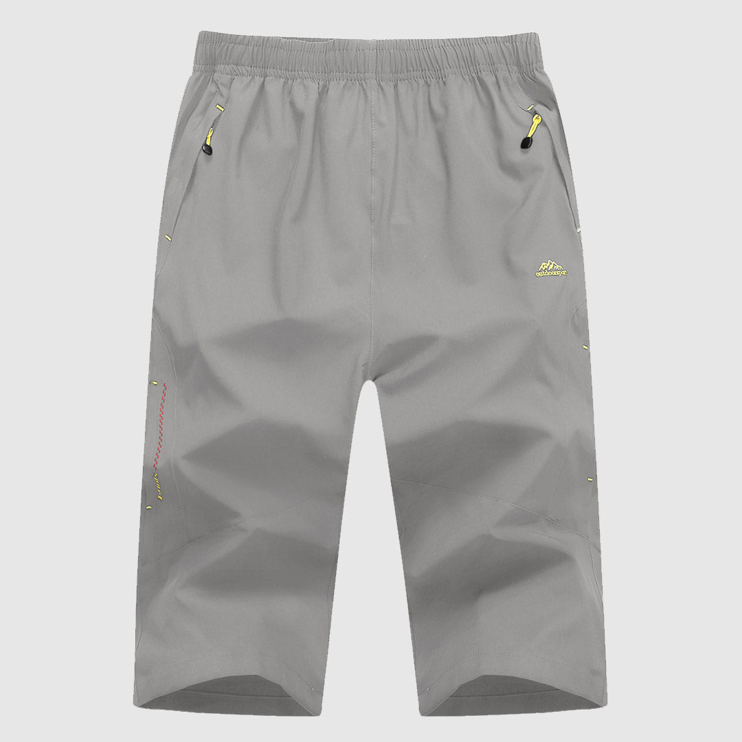 Men's 3/4 Below Knee Outdoor Cargo Capri Shorts - TBMPOY