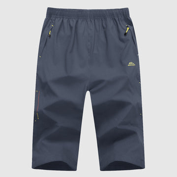 Men's 3/4 Cargo Shorts - Quick Dry, Lightweight, Perfect For Hiking & Outdoor Activities