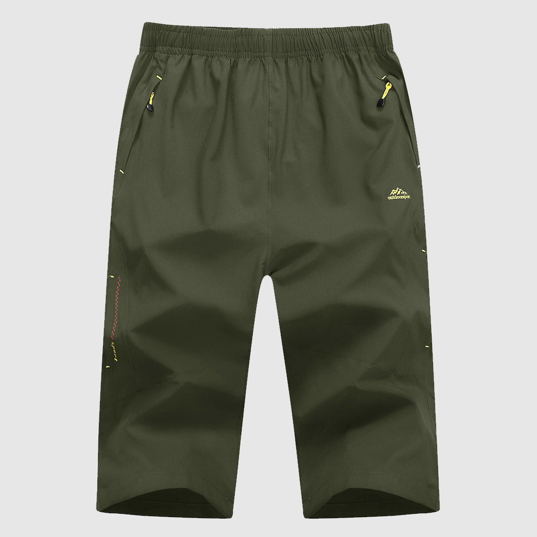 Men's 3/4 Below Knee Outdoor Cargo Capri Shorts - TBMPOY