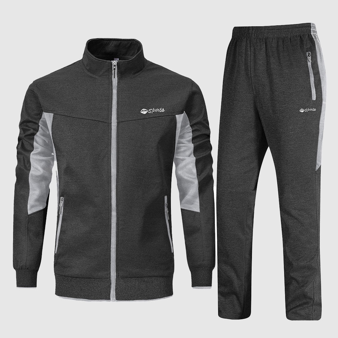 Men's Athletic Casual Full Zip Suit - TBMPOY
