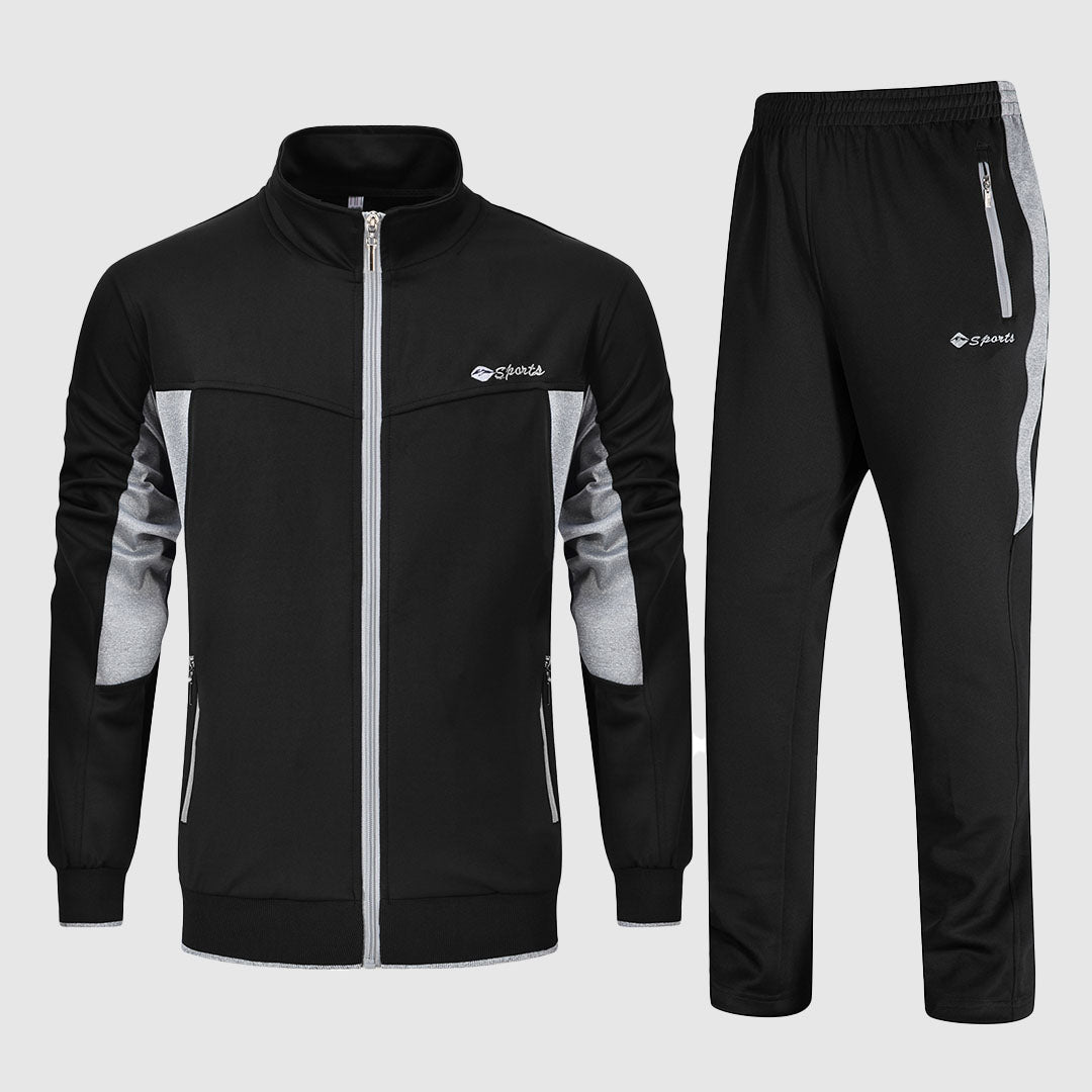 Men's Athletic Casual Full Zip Suit - TBMPOY