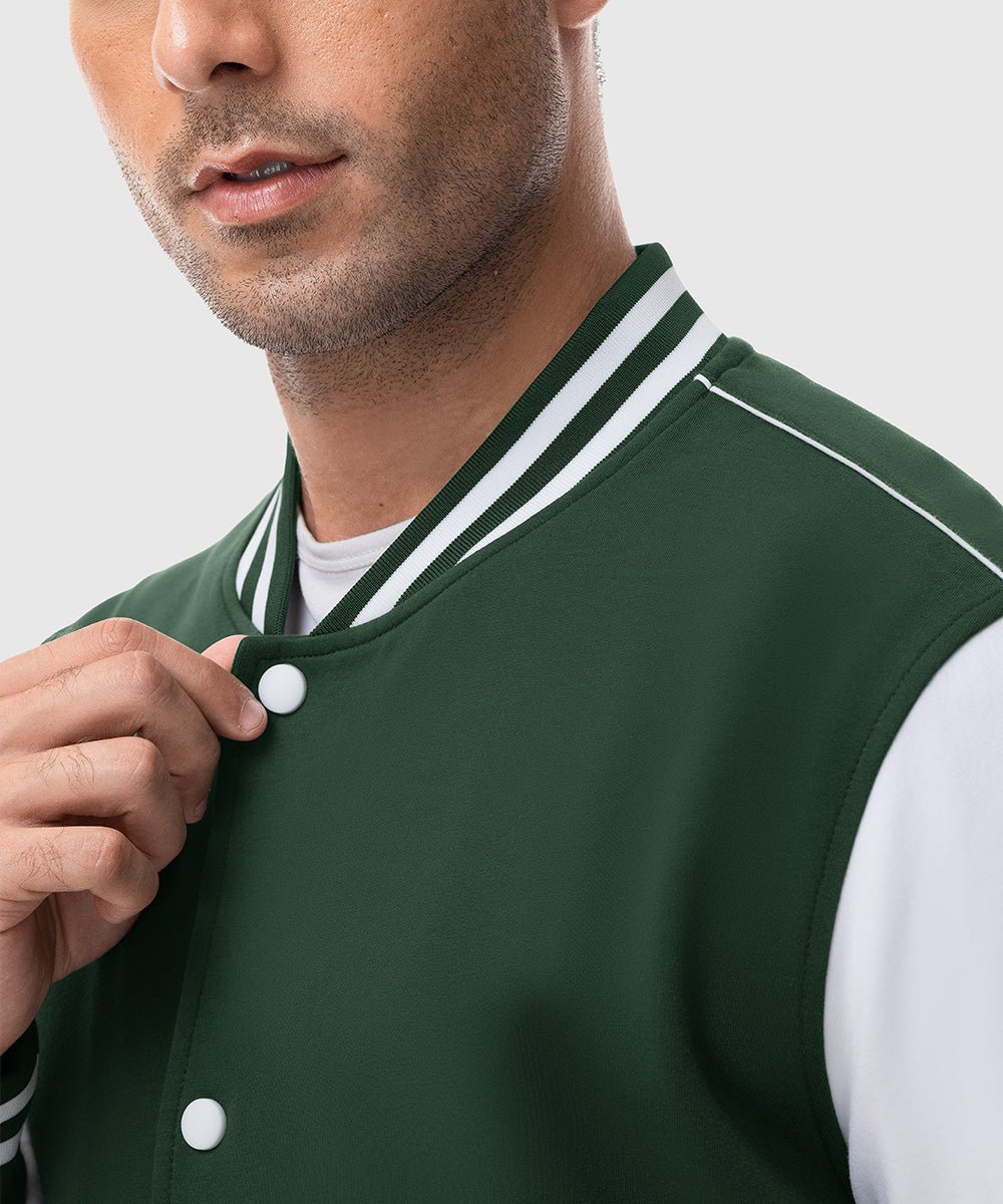 Men's Casual Baseball Letterman Bomber Jackets - TBMPOY