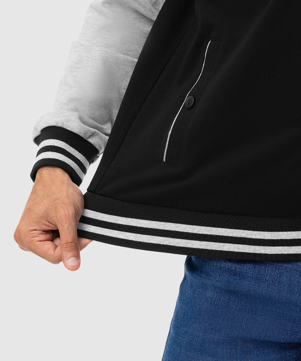 Men's Casual Baseball Letterman Bomber Jackets - TBMPOY