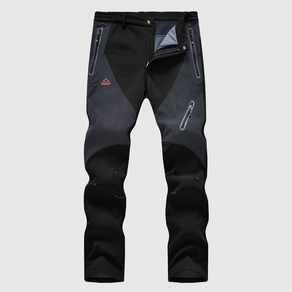 Men's Insulated Waterproof Warm Fleece Lined Ski Pants - TBMPOY