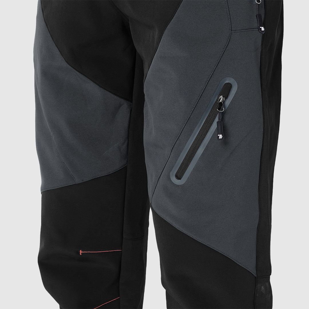 Men's Insulated Waterproof Warm Fleece Lined Ski Pants - TBMPOY