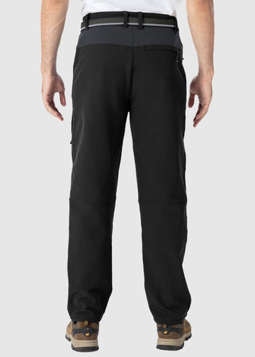 Men's Insulated Water Resistant Warm Fleece Lined Ski Pants – TBMPOY