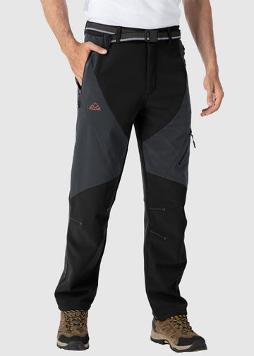 Men's Outdoor Hiking Ski Waterproof Fleece Lined Pants – TBMPOY