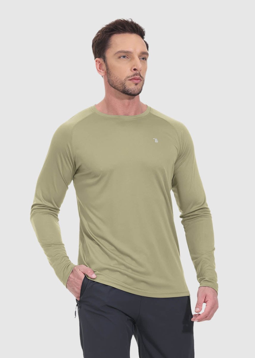 Men's Lightweight UPF 50+ Long Sleeve Shirts - TBMPOY