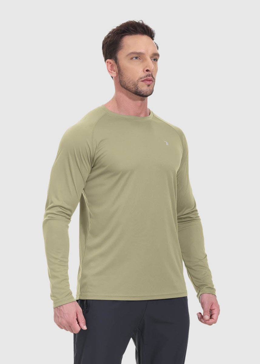 Men's Lightweight UPF 50+ Long Sleeve Shirts - TBMPOY