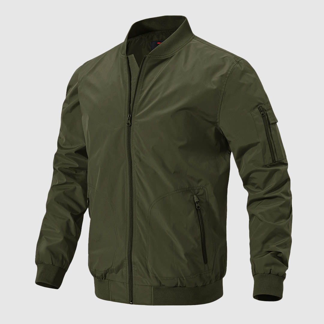 Windproof shop bomber jacket