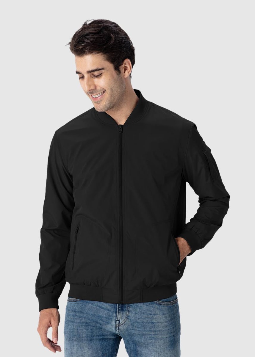 Men's Lightweight Windproof Bomber Jacket - TBMPOY